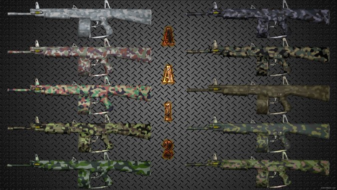 [FIXED] Camouflage AA-12 Weapon Skin Pack