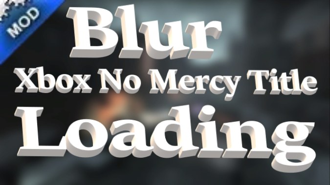 Blur Xbox No Mercy Title Loading