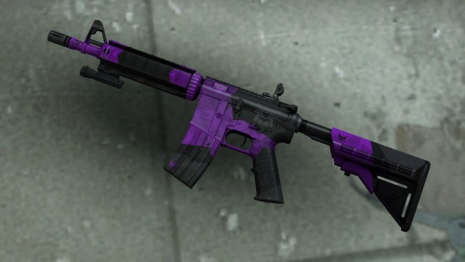 CS:GO M4A4: Evil Daimyo - Purple (M16)