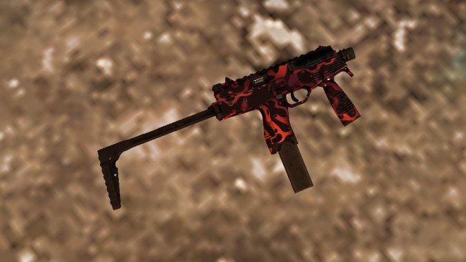 CS:GO MP9: Ruby Poison Dart (SMG)