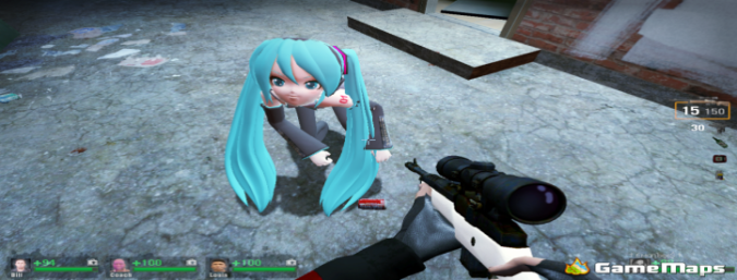 L4D1-Miku Hatsune (Witch)