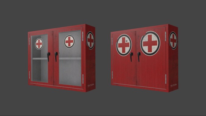 Medical Cabinet Retexture