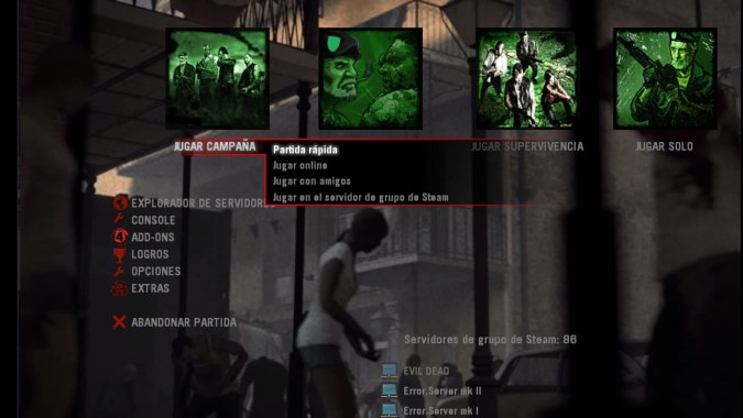 menu de L4D2 para L4d1