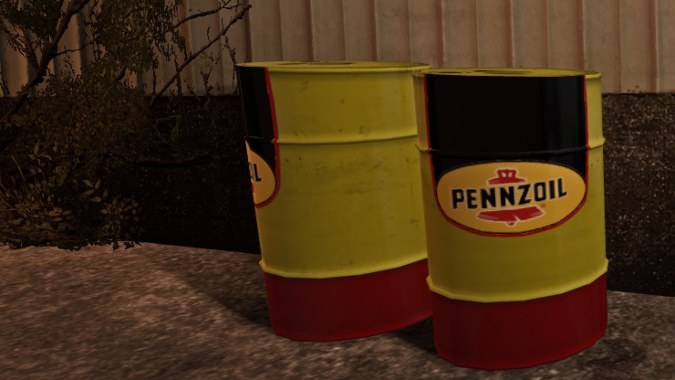 Pennzoil Barrel Pennzoil Barrel