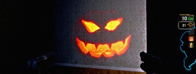 Pumpkin flashlight for L4D1