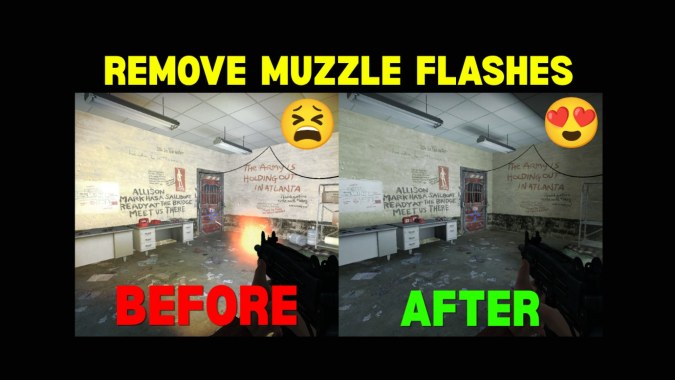 Remove Muzzle Flashes