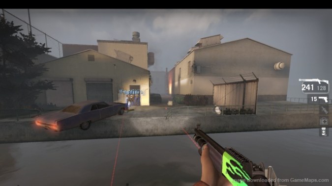 Autoshotgun green flames l4d1