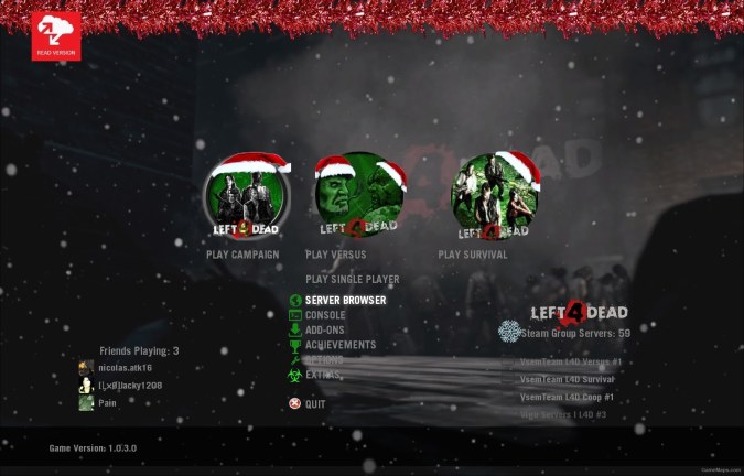 Christmas Pack 2015 (L4D1)