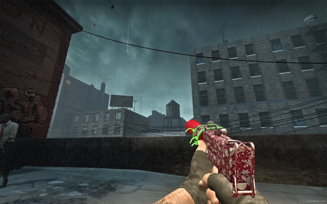 Christmas Silenced SMG