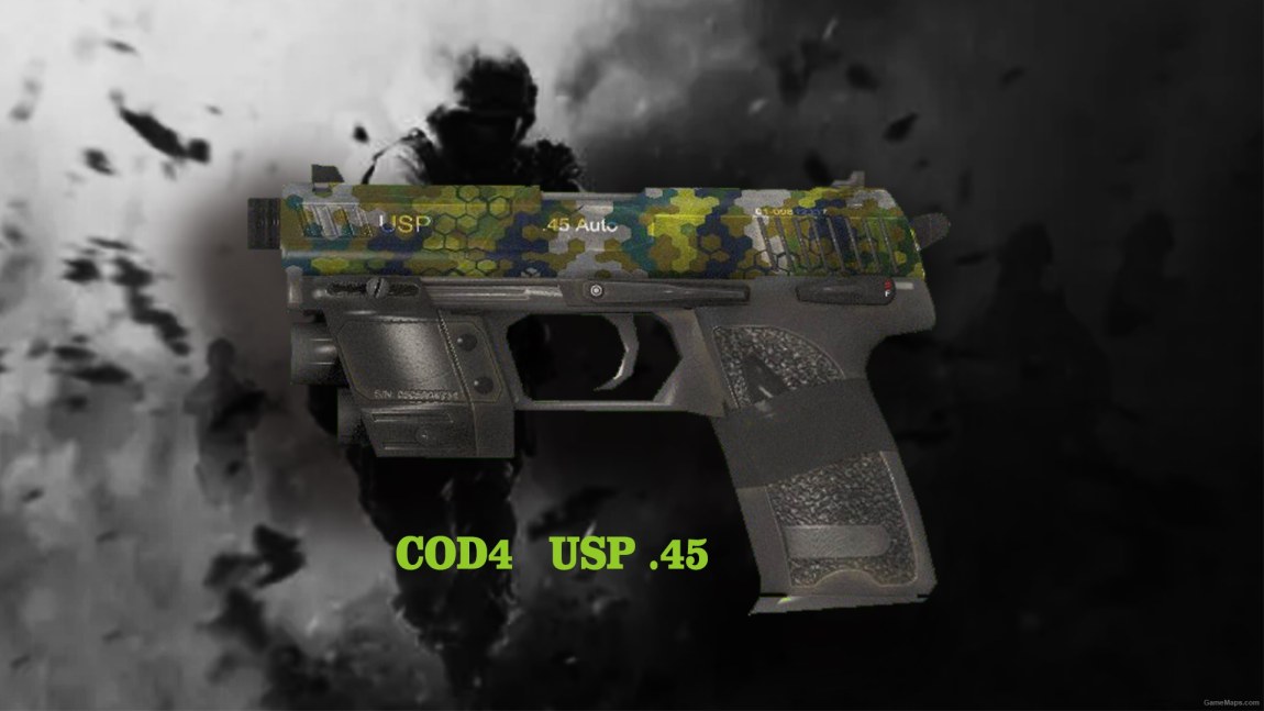 COD4 USP.45 Pistol-- CELL Camo