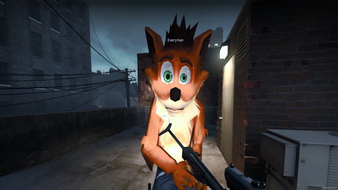 Crash Bandicoot replaces Louis MOD