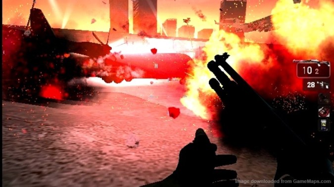 Explosive Burning Rock Tank