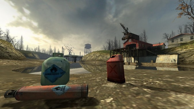 Half-Life 2 Canisters/Gascan, Propane Tank, and Oxygen Tank
