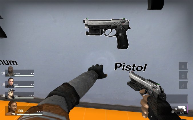 L4D1 Beretta 92FS Pistol V1