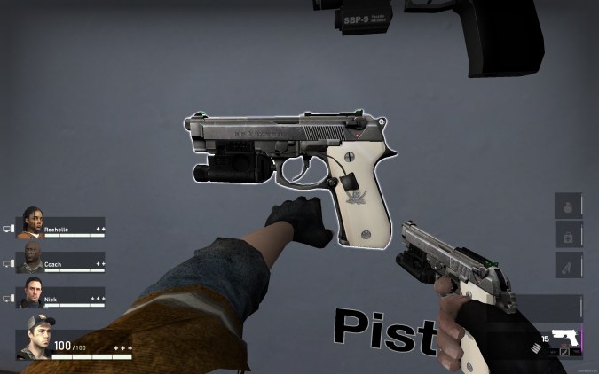 L4D1 Beretta 92FS Pistol V2