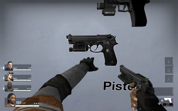L4D1 Beretta 92FS Pistol V3