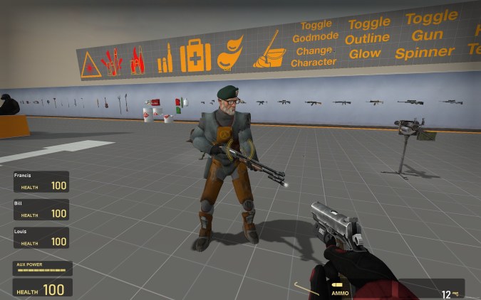 L4D1 Bill in HL2 suit