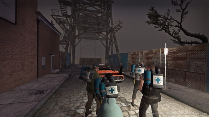 L4D1 Blue Female Medic replaces Zoey