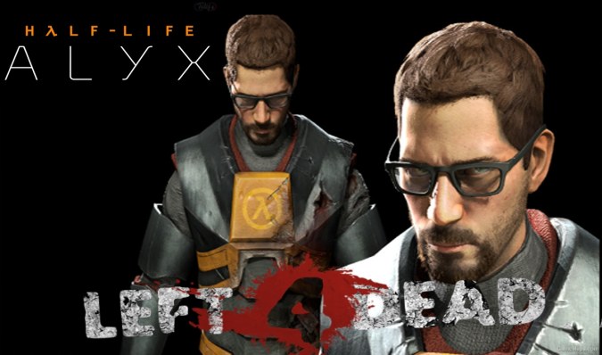 L4D1 Gordon Freeman [HLA] Replace Louis
