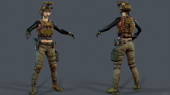 L4D1 Kimiko Nomura - Tactical from the game World War Z, replaces Zoey.