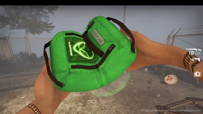l4d1 Medkit green alien