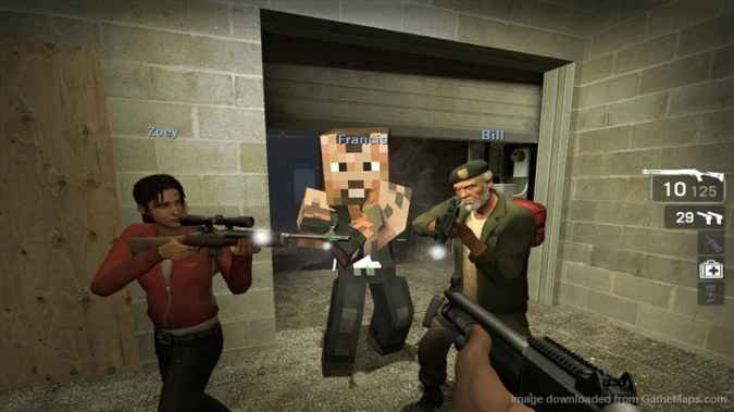 L4D1 Minecraft Francis