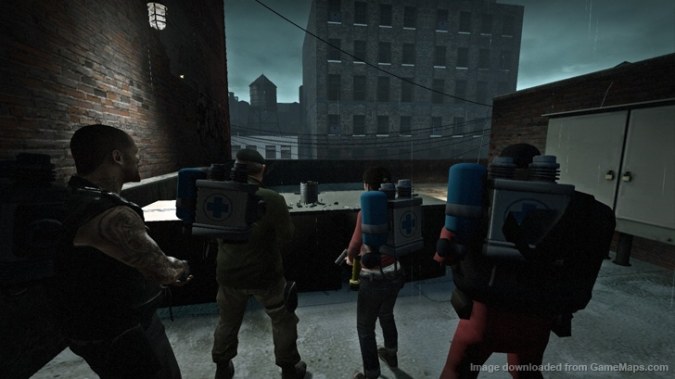 L4D1 red Demoman replaces Louis