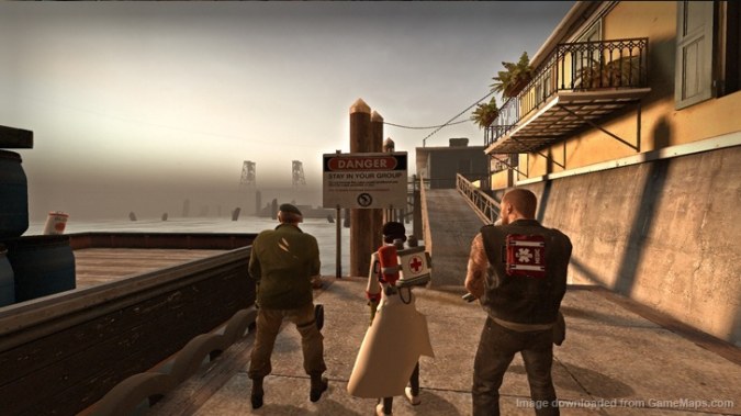 L4D1 Red Female Medic replaces Zoey