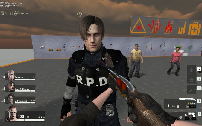 L4D1 Resident Evil 4(6) Leon S. Kennedy R.P.D