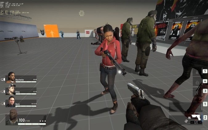 L4D1 Rochelle In Zoey's Outfit