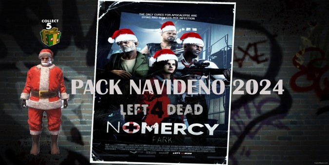 L4D1 Xmas Pack 2024 + Hospital Map with xmas event