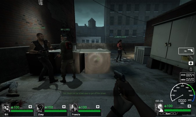 L4D2 Hud Style V2 with rainbow velometer