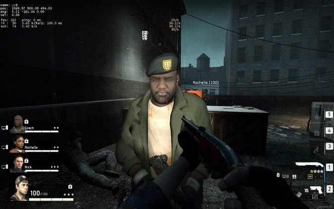 L4D2 Survivors in L4D1 Survivors Suits