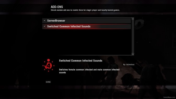 Switched Common Infected Sounds