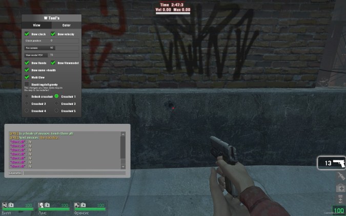 W tool's left 4 dead plugin