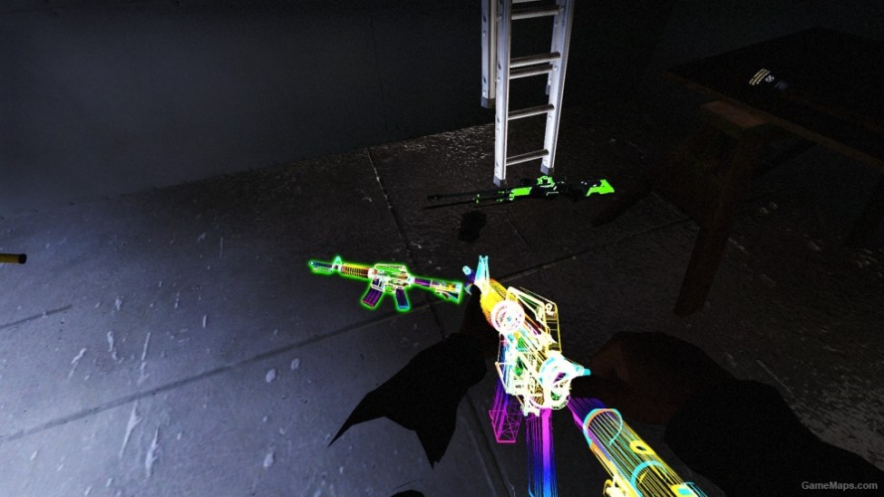Glass Rainbow M4a1 S Animated Texture Left 4 Dead Gamemaps