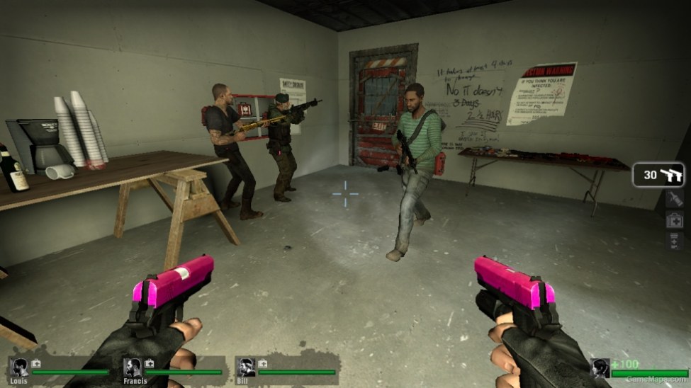 L4d1 Pistol Re Color Pink Left 4 Dead Gamemaps