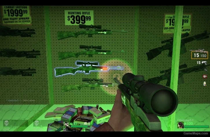L4d2 Wallpaper Hunting Rifle Camo Skin Left 4 Dead Gamemaps