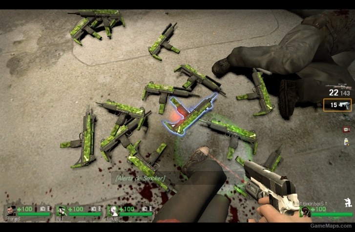 l4d2 wallpaper smg camo skin left 4
