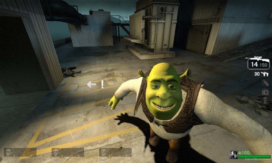 SHREK is love. (Tank) (Left 4 Dead) GameMaps