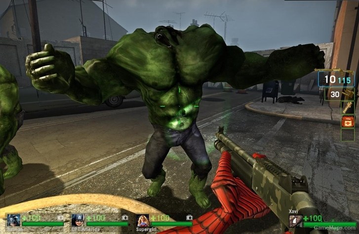 The Incapacitating Hulk L4D1 V2 (Left 4 Dead) GameMaps