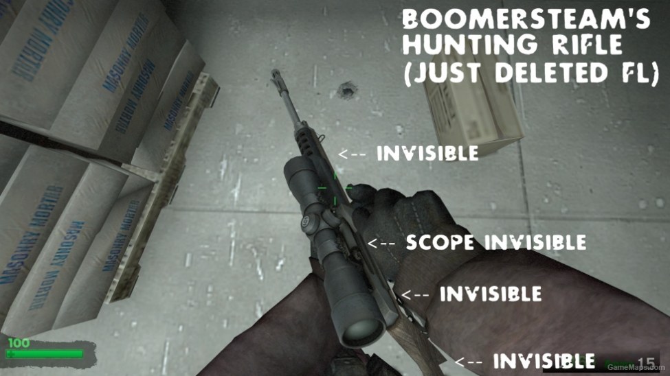 Turtle Rock S Hunting Rifle Left 4 Dead Gamemaps