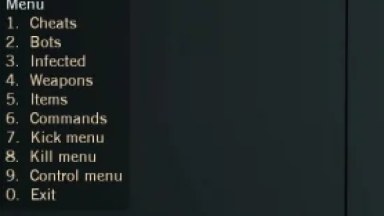 cheats menu