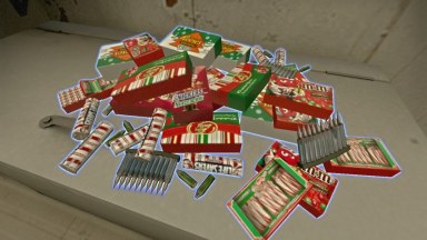 Christmas Candy Ammo Pile
