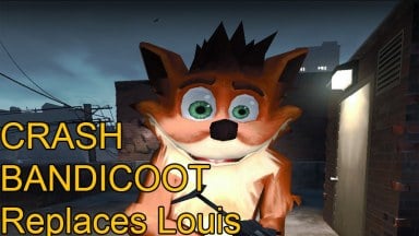 Crash Bandicoot replaces Louis MOD