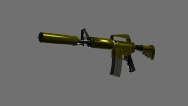 CS:GO M4A1-S: Hot Rod - Golden (M16)