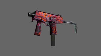 CS:GO MP9: Ruby Poison Dart (SMG)