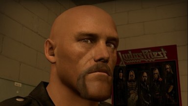 Francis Head - bald with motorhead 'stache