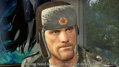 Francis with USSR Ushanka