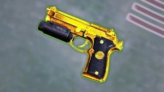 Golden Beretta Pistol M92F-S